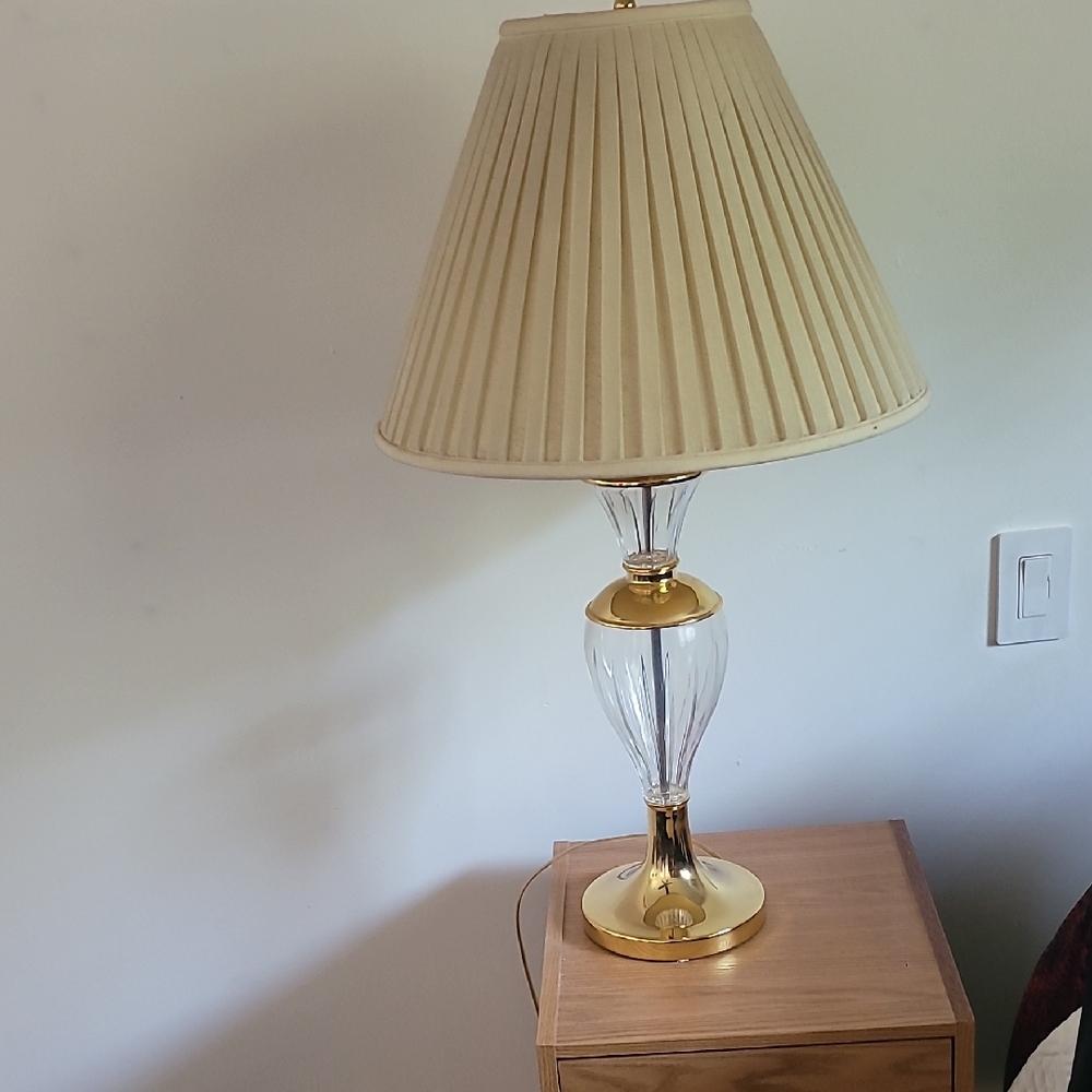 Vintage Table Lamp- Hollywood Regency Style